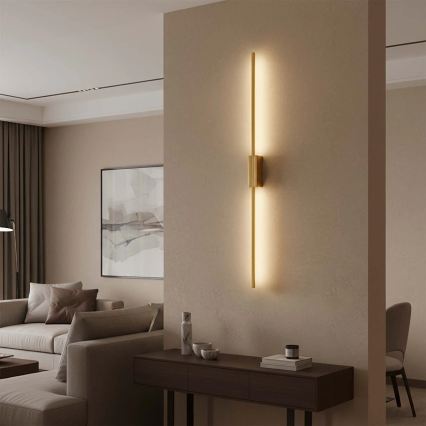 LED væglampe AISHA LED/20W/230V 4000K 120 cm guld