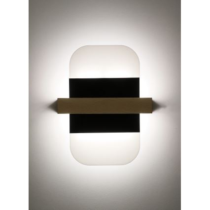 LED væglampe APRIL LED/6W/230V hvid/sort