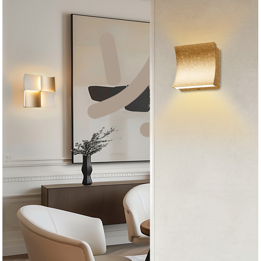 LED væglampe ARIELLA LED/24W/230V guld