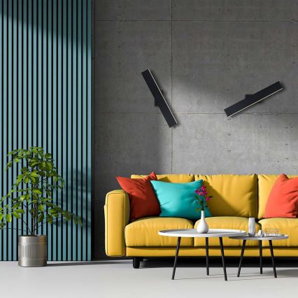 LED væglampe BERNADETTA LED/10W/230V 4000K sort