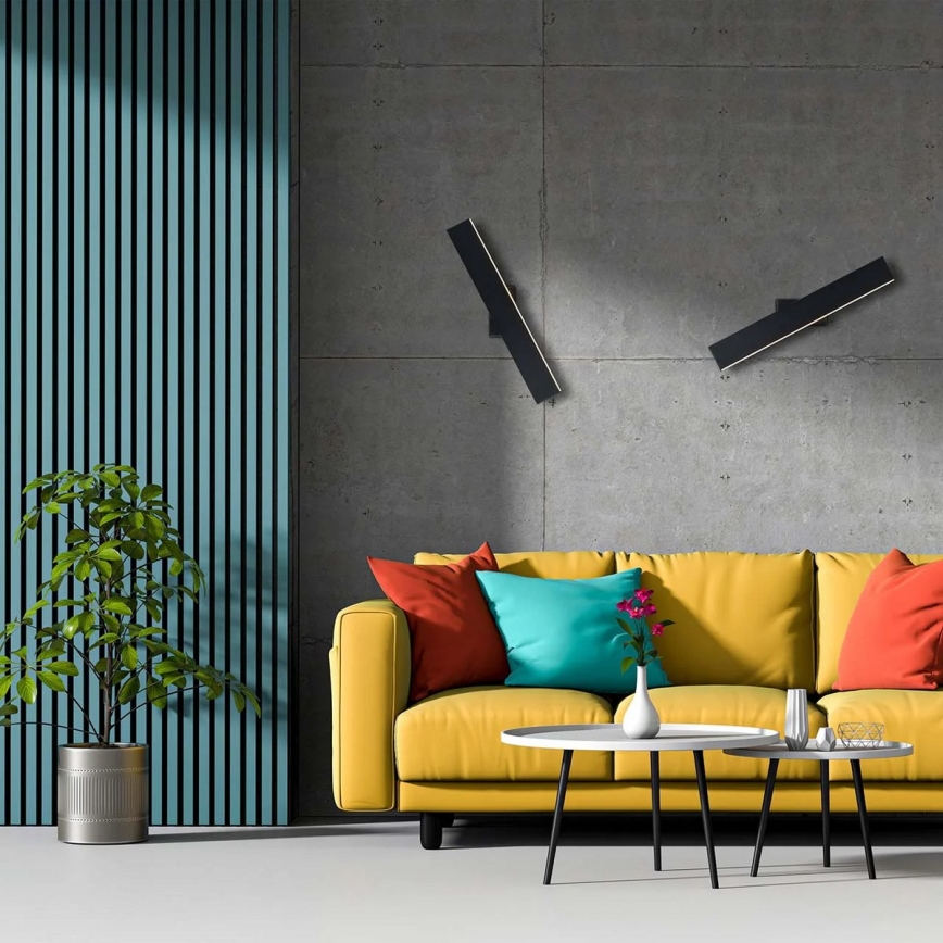 LED væglampe BERNADETTA LED/10W/230V 4000K sort