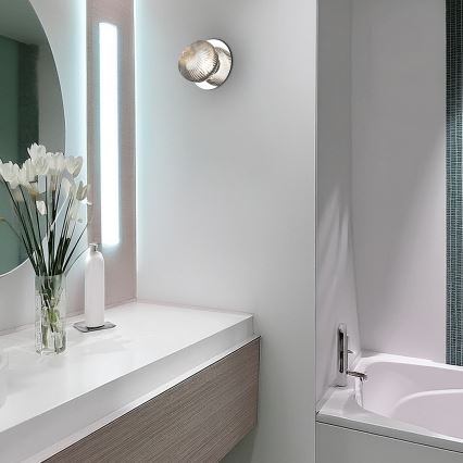 LED væglampe BOLLA LED/3W/230V skinnende krom