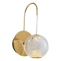 LED Væglampe CREMONA LED/5W/230V 3000K guld
