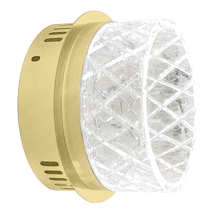 LED væglampe ELEGANCE LED/9W/230V guldfarvet