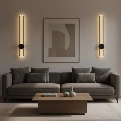 LED-væglampe FLORENTYNA LED/24W/230V 4000K guld/sort