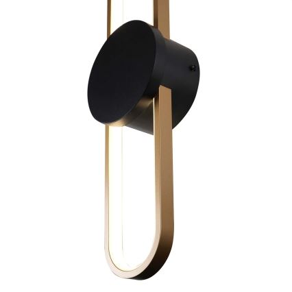 LED-væglampe FLORENTYNA LED/24W/230V 4000K guld/sort