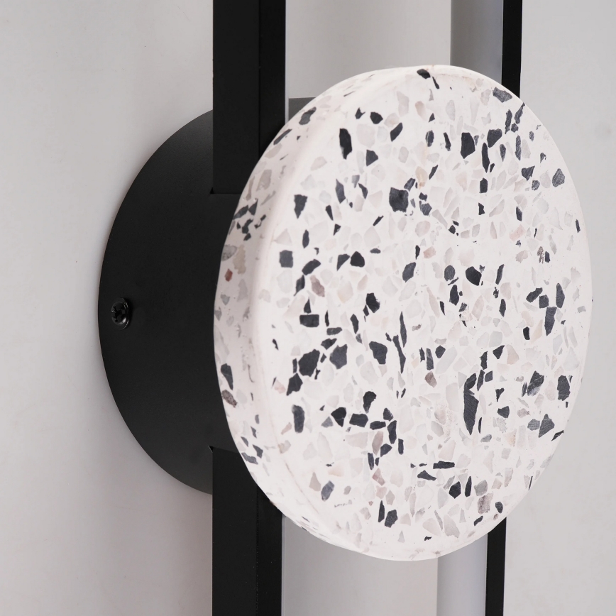 LED væglampe FLORENTYNA LED/24W/230V 4000K sort/hvid