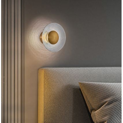 LED væglampe GLAMOUR LED/9W/230V guld