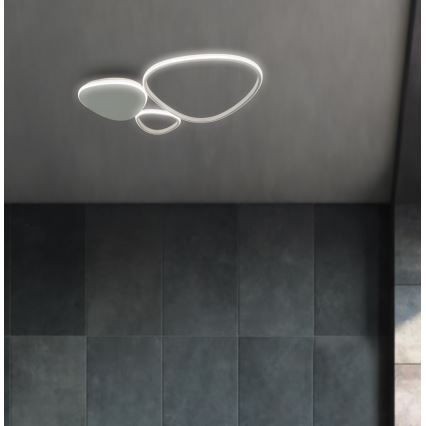 LED væglampe HELIX LED/33W/230V grå