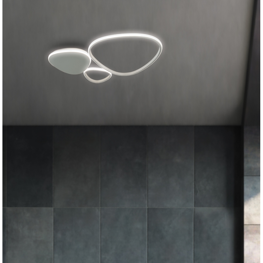LED væglampe HELIX LED/33W/230V grå