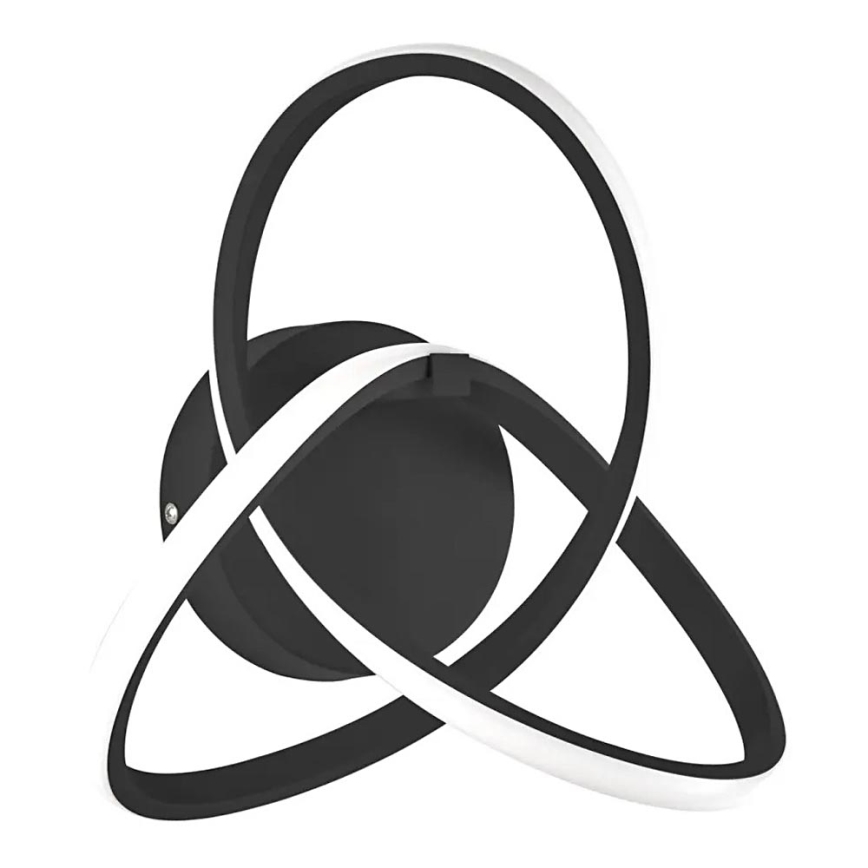 LED-væglampe INDIGO LED/14W/230V sort