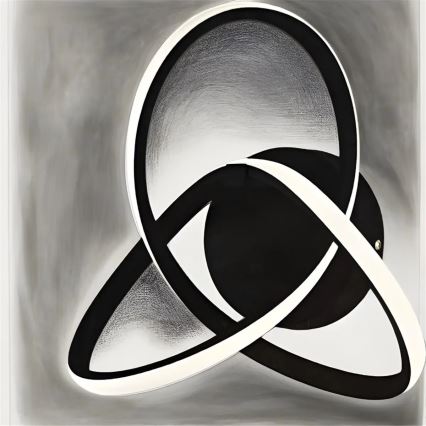 LED-væglampe INDIGO LED/14W/230V sort