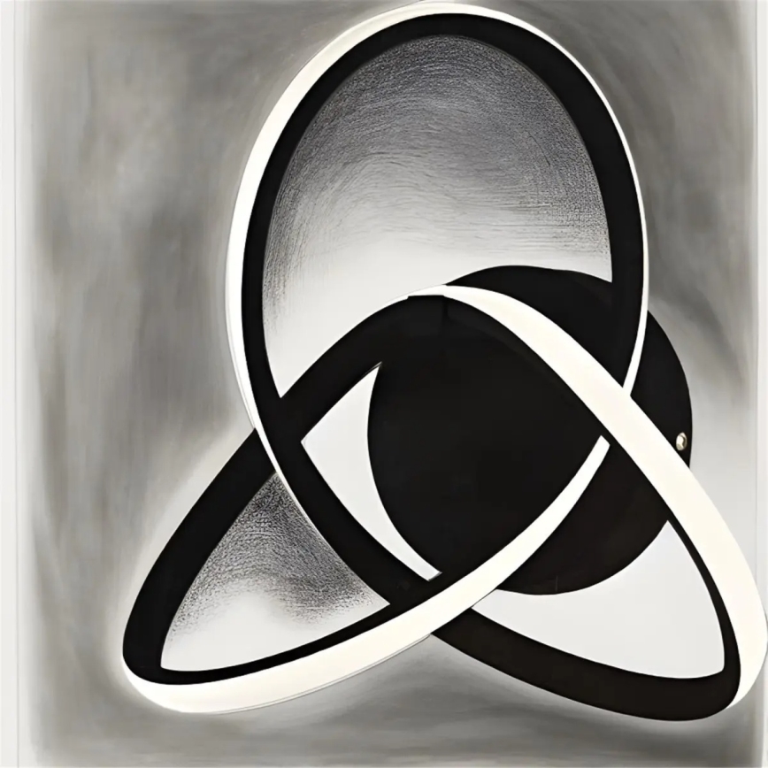 LED-væglampe INDIGO LED/14W/230V sort