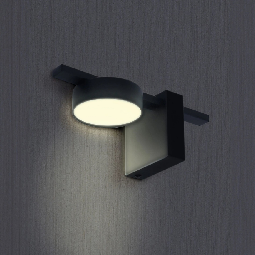 LED væglampe JOY 1xGX53/6W/230V sort