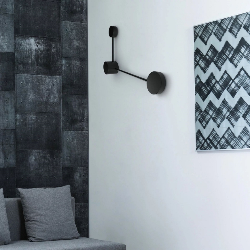 LED væglampe JOY 2xGX53/6W/230V sort