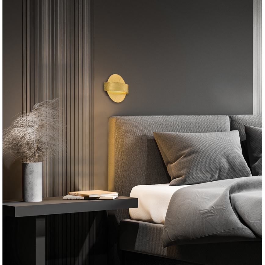 LED væglampe KOBEN LED/11W/230V guld