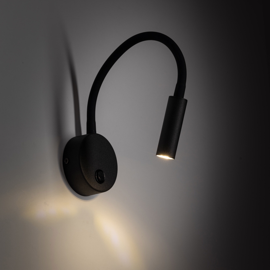 LED væglampe LAGOS 1xG9/3W/230V 4000K sort