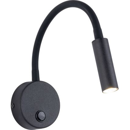 LED væglampe LAGOS 1xG9/3W/230V 4000K sort