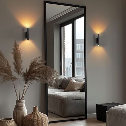 LED væglampe LAGOS 2xG9/3W/230V 4000K sort