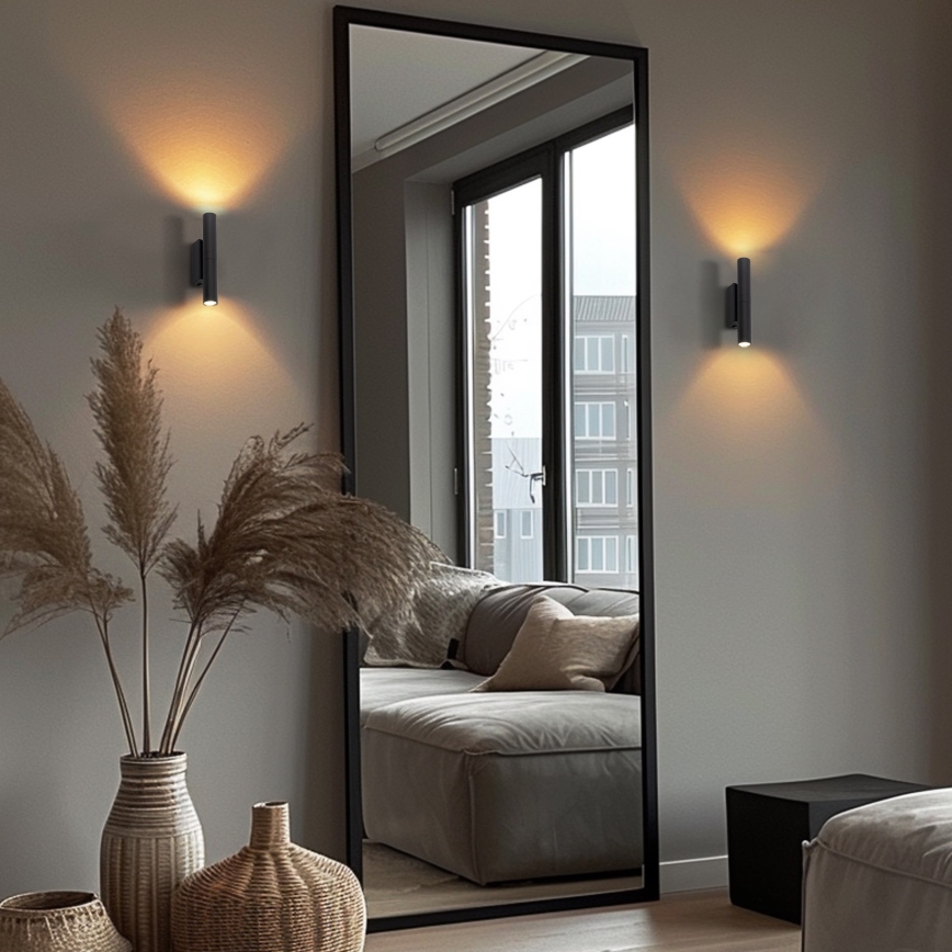 LED væglampe LAGOS 2xG9/3W/230V 4000K sort
