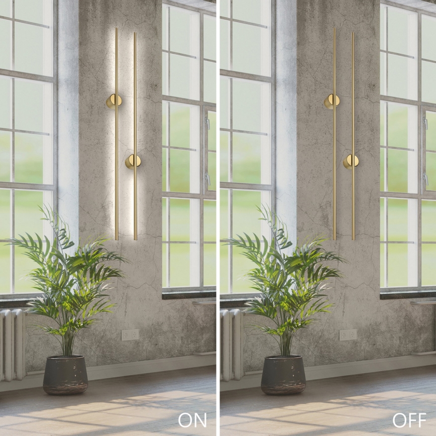 LED væglampe LANA LED/12W/230V 4000K mat guld