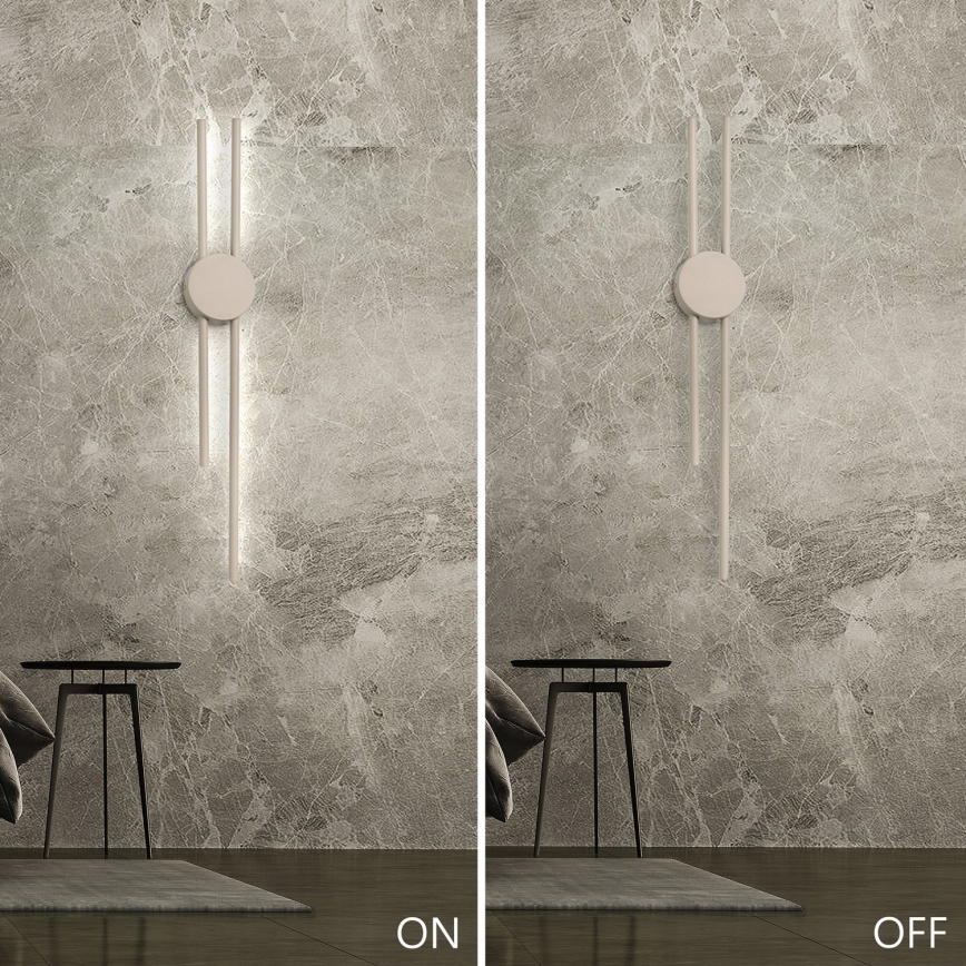 LED væglampe LANA LED/15W/230V 4000K beige