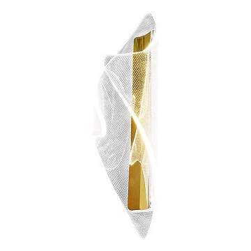 LED væglampe LARGO LED/8W/230V guldfarvet