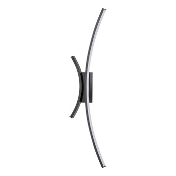 LED væglampe LED/12W/230V 3000-6000K sort