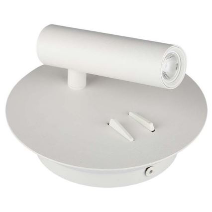 LED væglampe LED/3W/230V + LED/6W/230V 3000K hvid