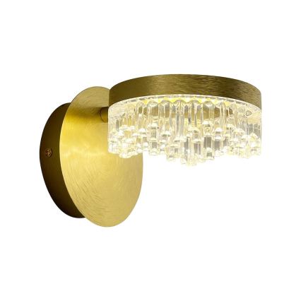 LED væglampe LED/4W/230V guld