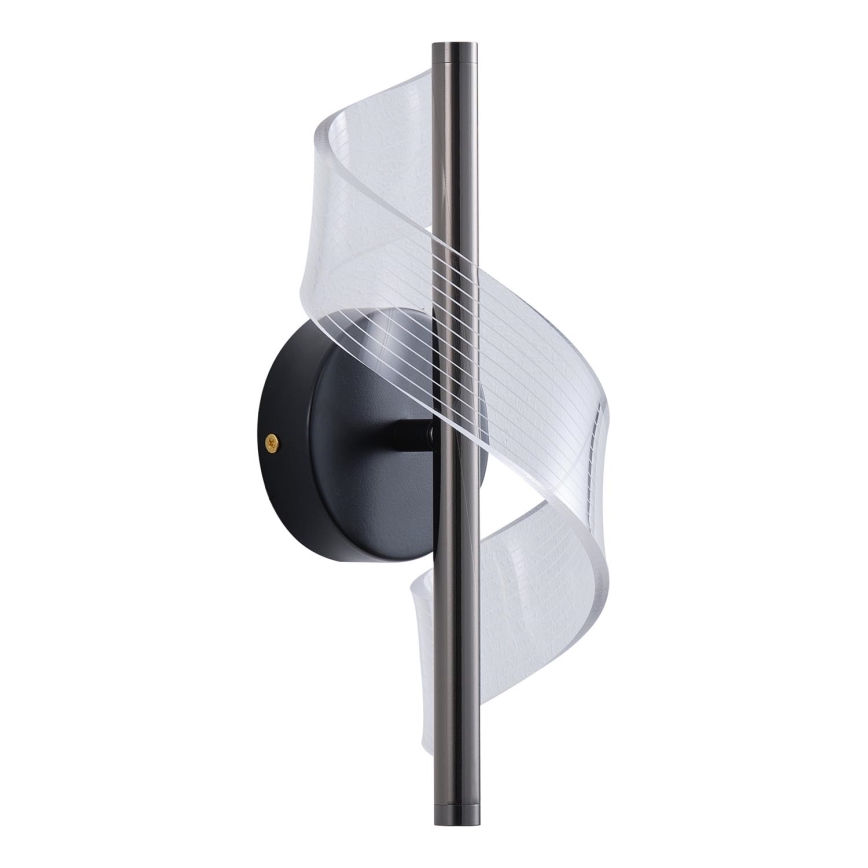 LED væglampe LED/8W/230V 3000K sort