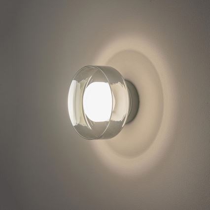 LED væglampe LED/8W/230V 3000K sort/røget