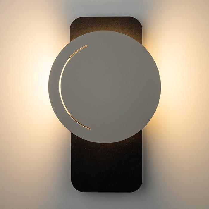 LED væglampe LITO LED/7W/230V sort/beige