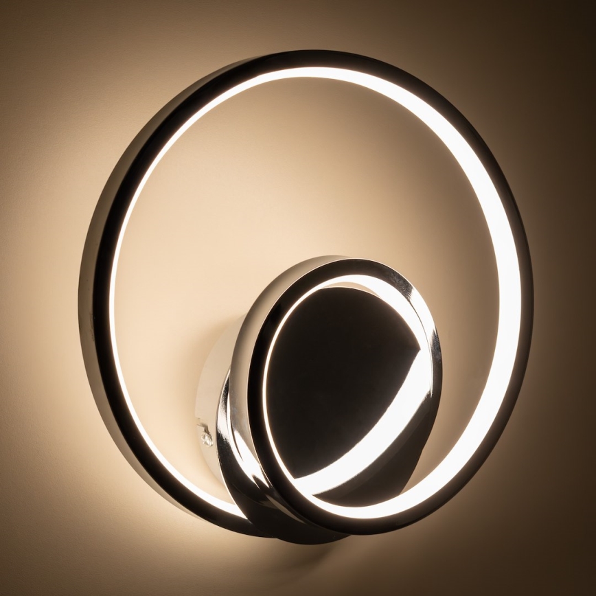 LED væglampe LUCERO LED/13W/230V skinnende krom