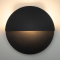 LED væglampe LUNA LED/7W/230V diameter 26 cm sort