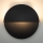 LED væglampe LUNA LED/7W/230V diameter 26 cm sort