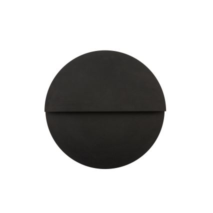 LED væglampe LUNA LED/7W/230V diameter 26 cm sort