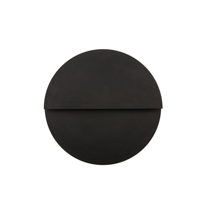 LED væglampe LUNA LED/7W/230V diameter 26 cm sort