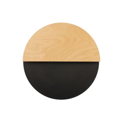 LED væglampe LUNA LED/7W/230V diameter 36 cm sort/beige
