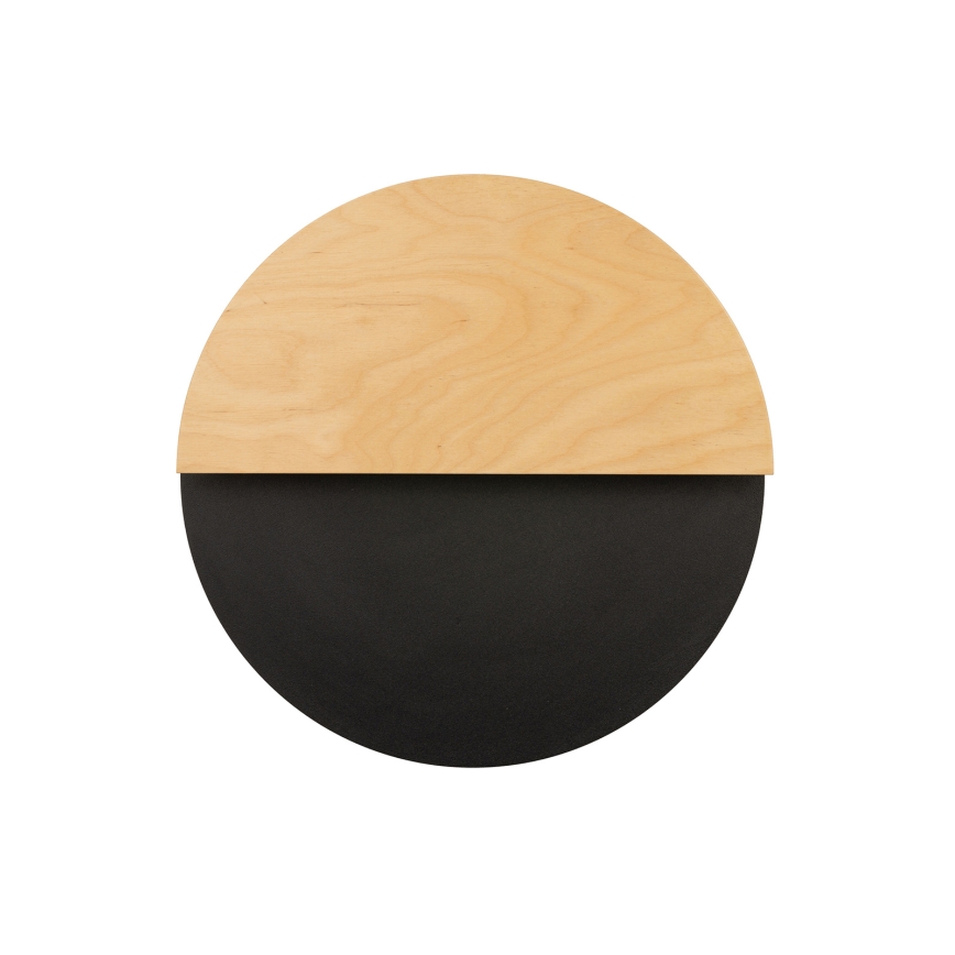 LED væglampe LUNA LED/7W/230V diameter 36 cm sort/beige