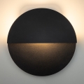LED væglampe LUNA LED/7W/230V diameter 36 cm sort