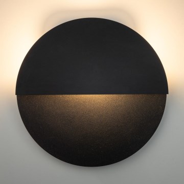 LED væglampe LUNA LED/7W/230V diameter 36 cm sort