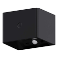 LED væglampe m touch-funktion og sensor dæmpbar MIRI LED/2,5W/3,7V 3000/4000/6400K 4000 mAh sort