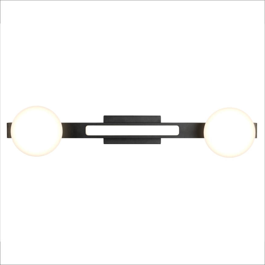 LED væglampe MAGNET LED/13W/230V + 2xG9/60W 3000/4000K sort