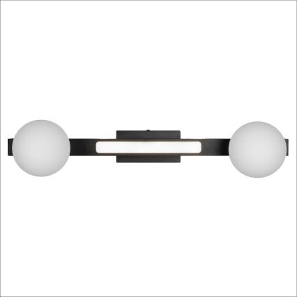 LED væglampe MAGNET LED/13W/230V + 2xG9/60W 3000/4000K sort