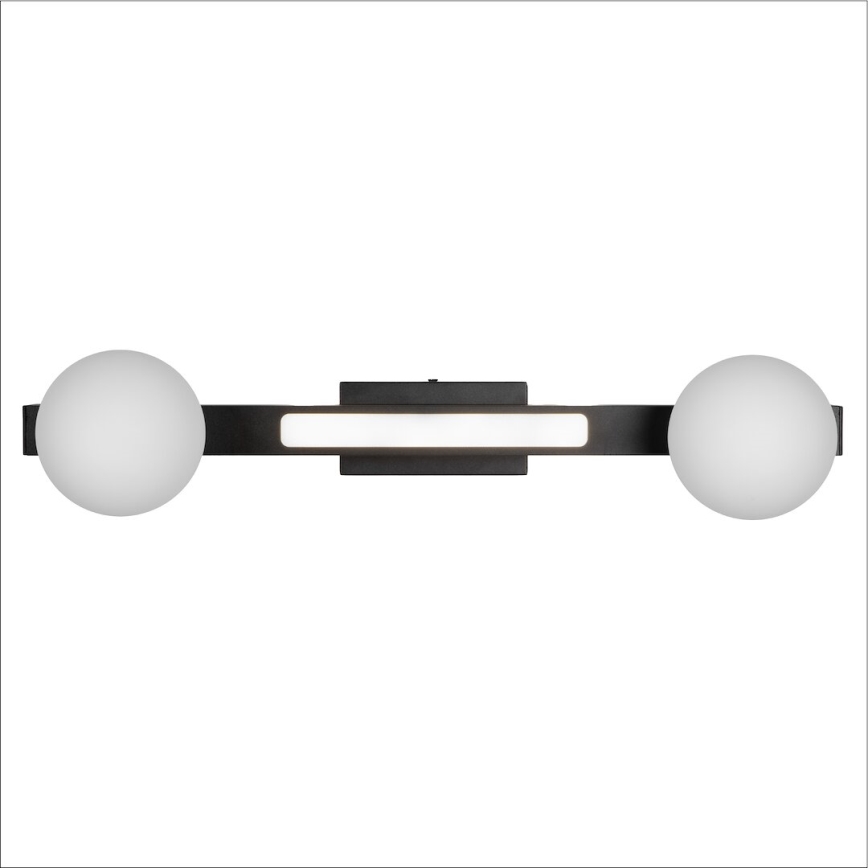 LED væglampe MAGNET LED/13W/230V + 2xG9/60W 3000/4000K sort
