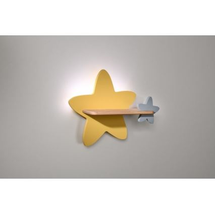 LED væglampe med hylde til børn STAR LED/5W/230V