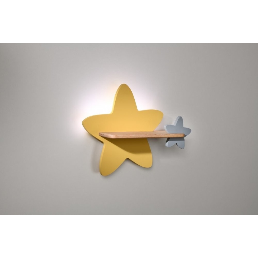 LED væglampe med hylde til børn STAR LED/5W/230V