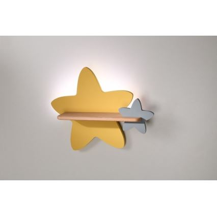 LED væglampe med hylde til børn STAR LED/5W/230V
