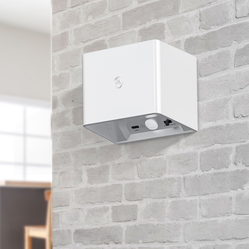 LED Dæmpbar væ touch-funktion lys med sensor MIRI LED/2,5W/3,7V 3000/4000/6400K 4000 mAh hvid